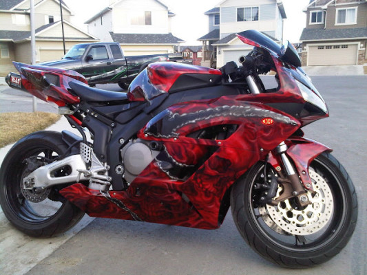 Bike Custom Paint - Airbrush Paint - Graphics