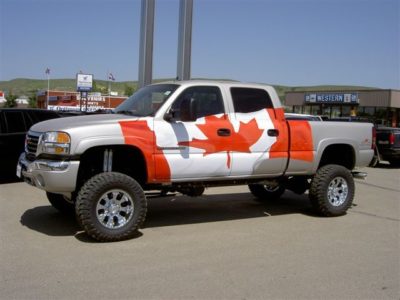 Canadian Flag // Truck Graphics 