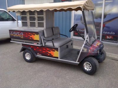 Flames Wrap // Golf Cart Wraps