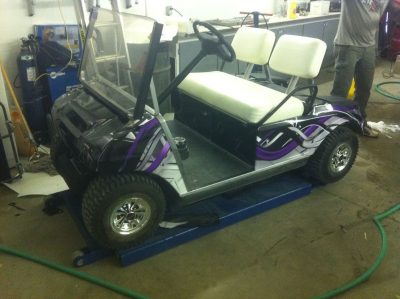 Custom Wrap // Golf Cart Wraps 